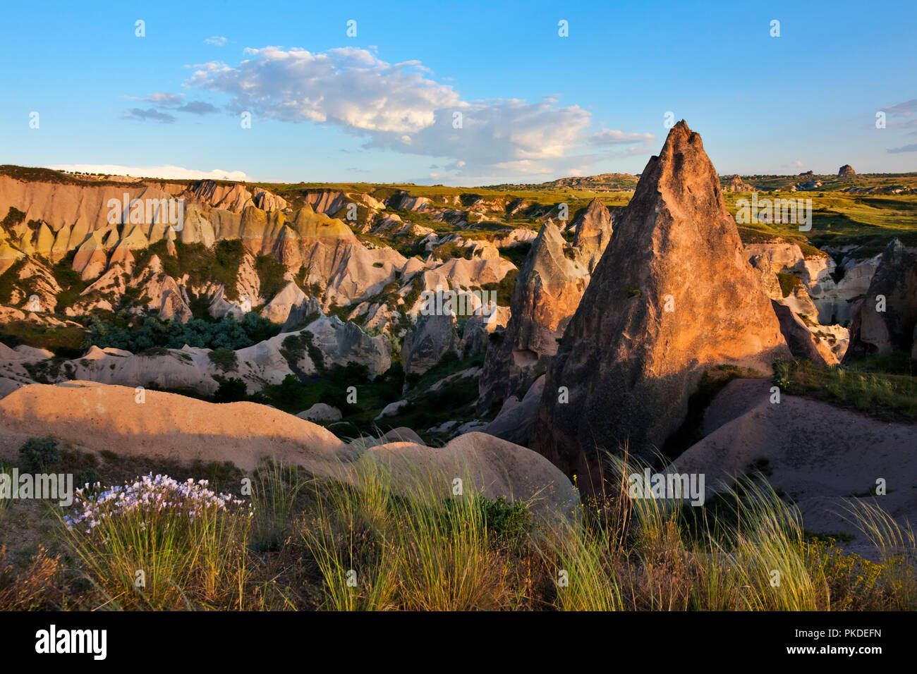 Rock formations in the valley, Goreme, Cappadocia, Turkey (UNESCO World ...