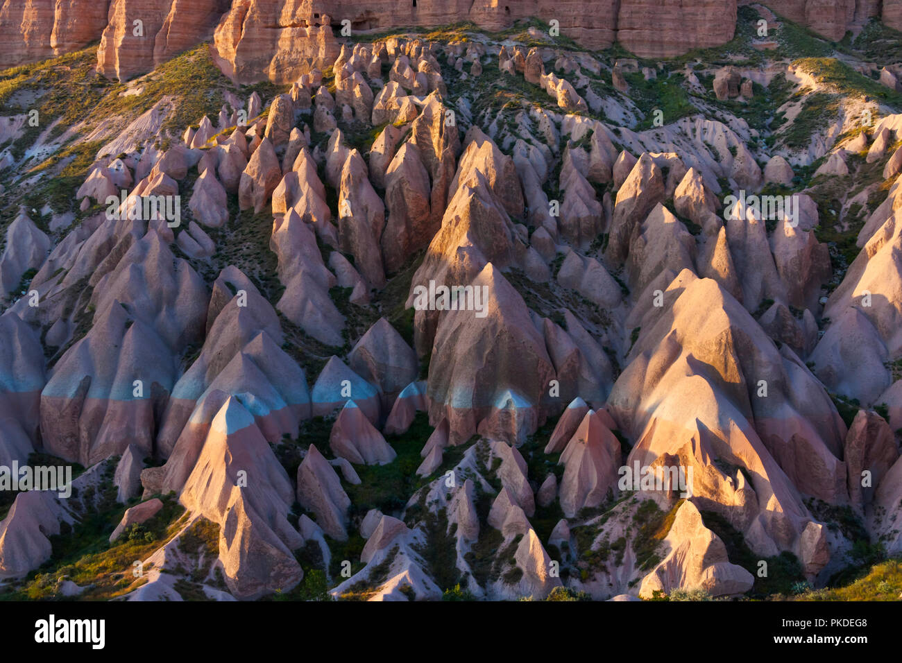 Rock formations in the valley, Goreme, Cappadocia, Turkey (UNESCO World ...