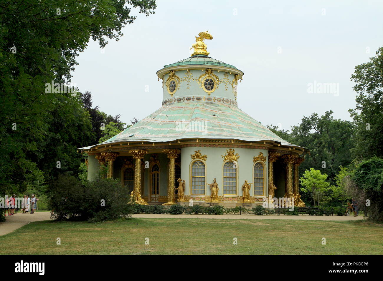 Chinese Tea House In Sanssouci Park Potsdam Germany Stock Photo