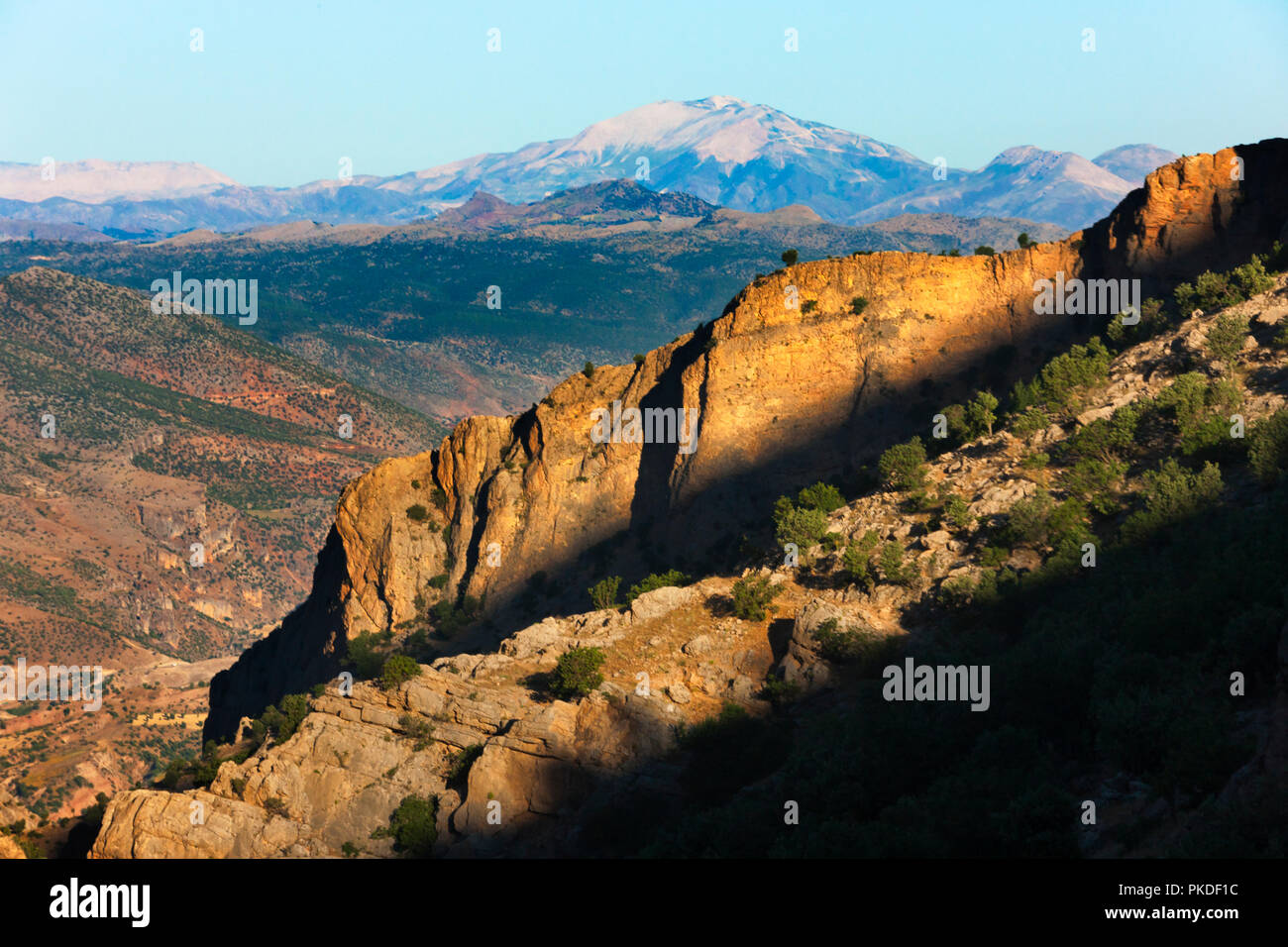 Landscape of Mt. Nemrut, Turkey Stock Photo