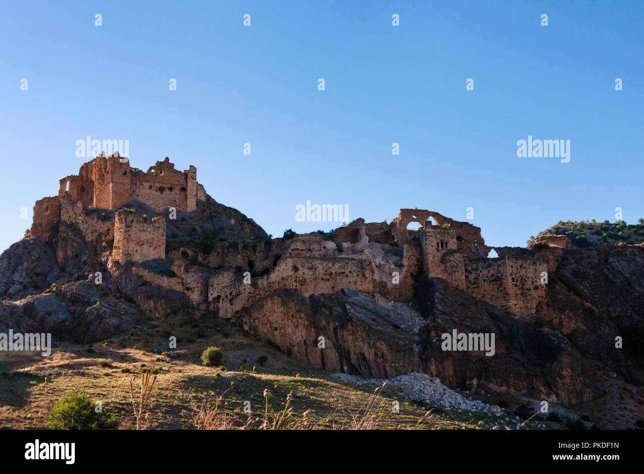 Eski Khata (Old Castle), near Mt. Nemrut, Turkey Stock Photo