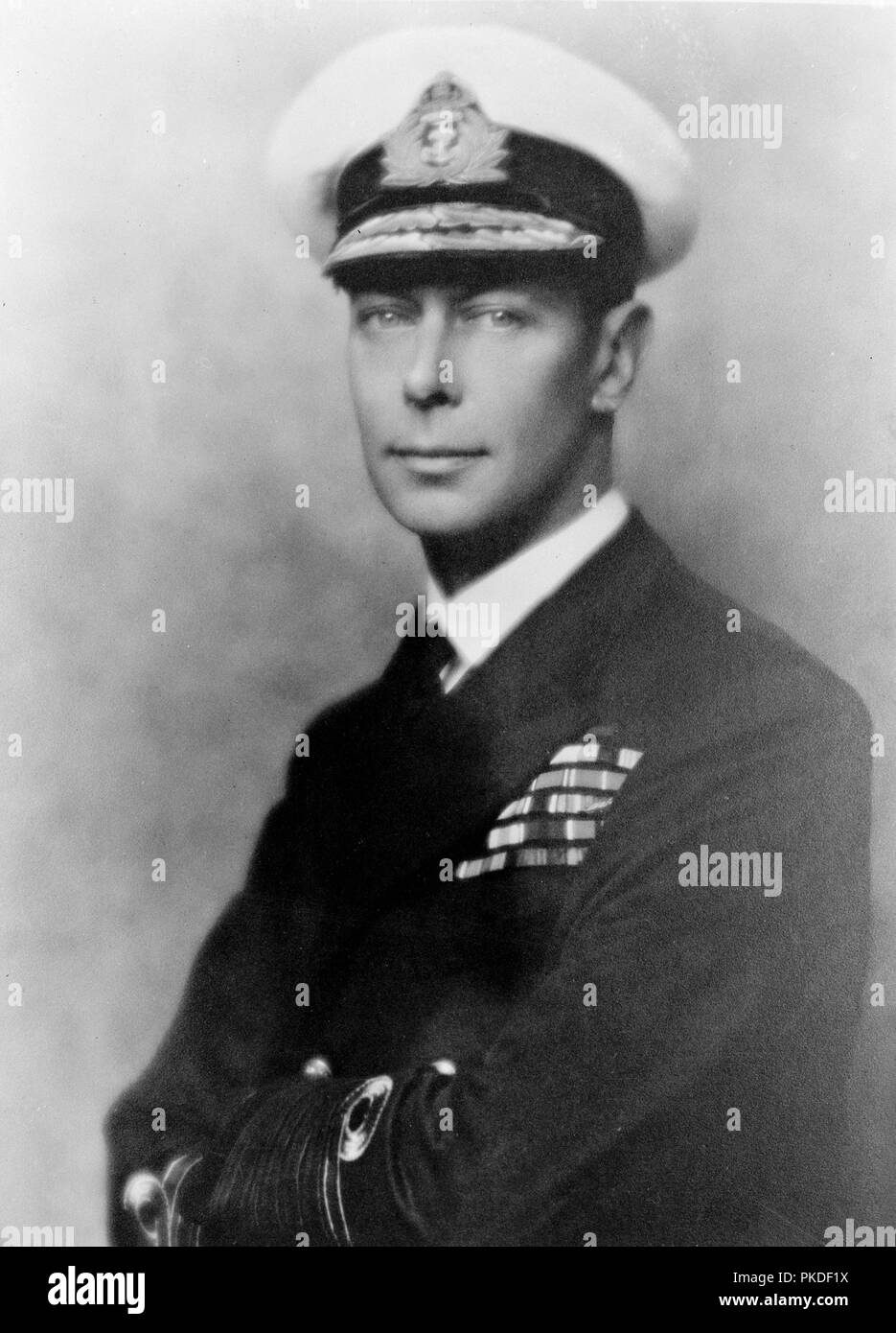 King George VI of Great Britain Stock Photo