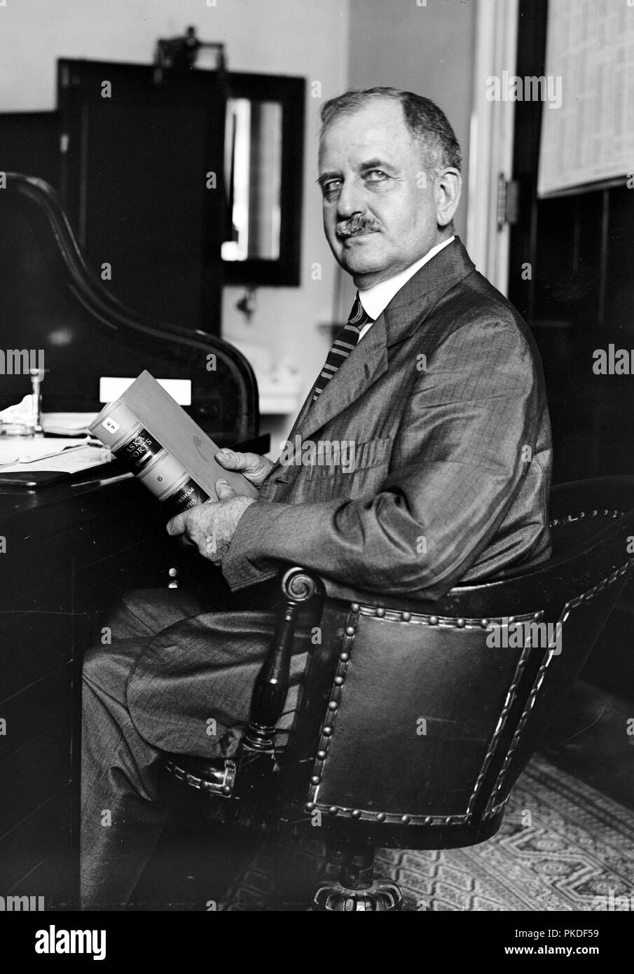 George Barnes Grigsby (1874 – 1962) delegate to the United States House of Representatives from the Territory of Alaska. Stock Photo