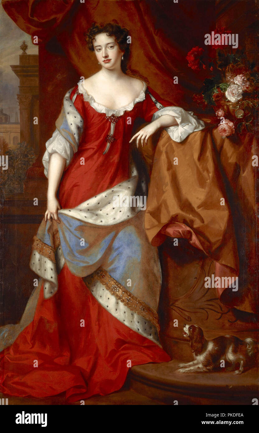 Queen Anne (1665 – 1714), Queen of England, Scotland and Ireland Stock Photo