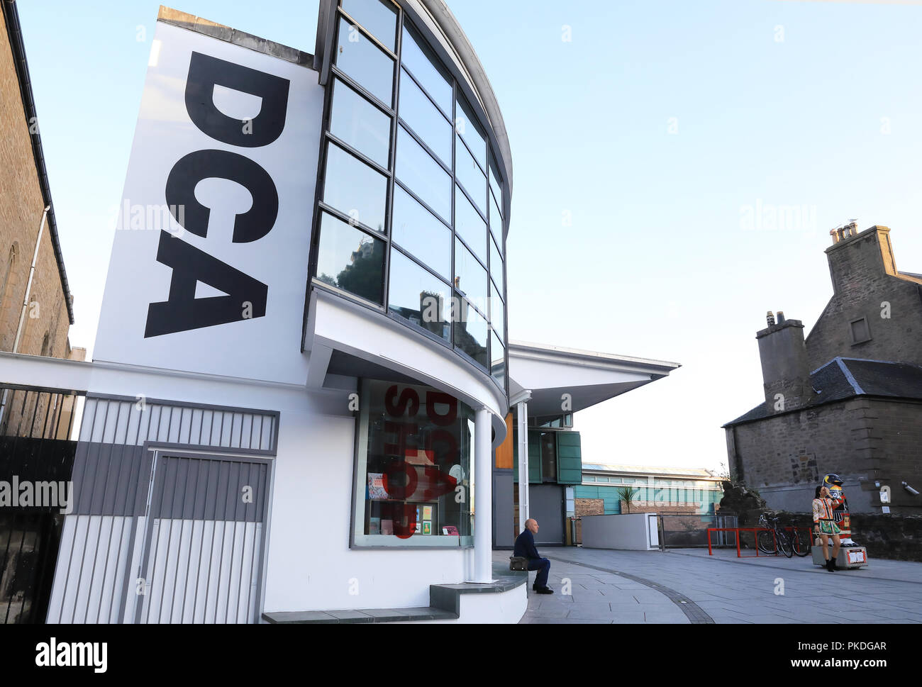 Popular Dundee Contemporary Arts centre with art galleries, a cinema