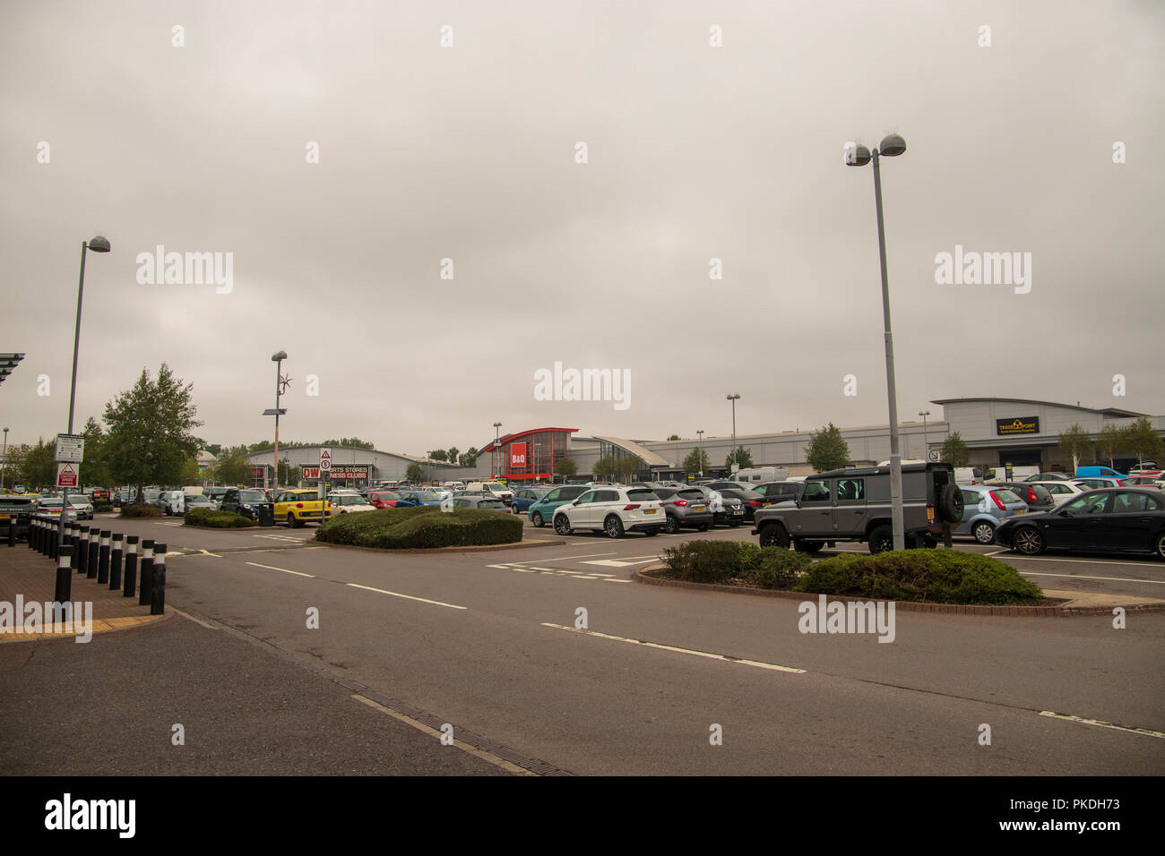 Imperial Park, Bristol, Car Park Stock Photo Alamy
