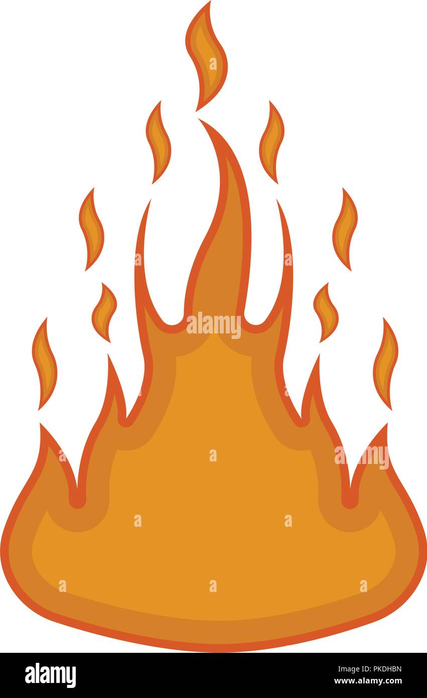 Comic fire icon image. Vector illustration design Stock Vector Image ...