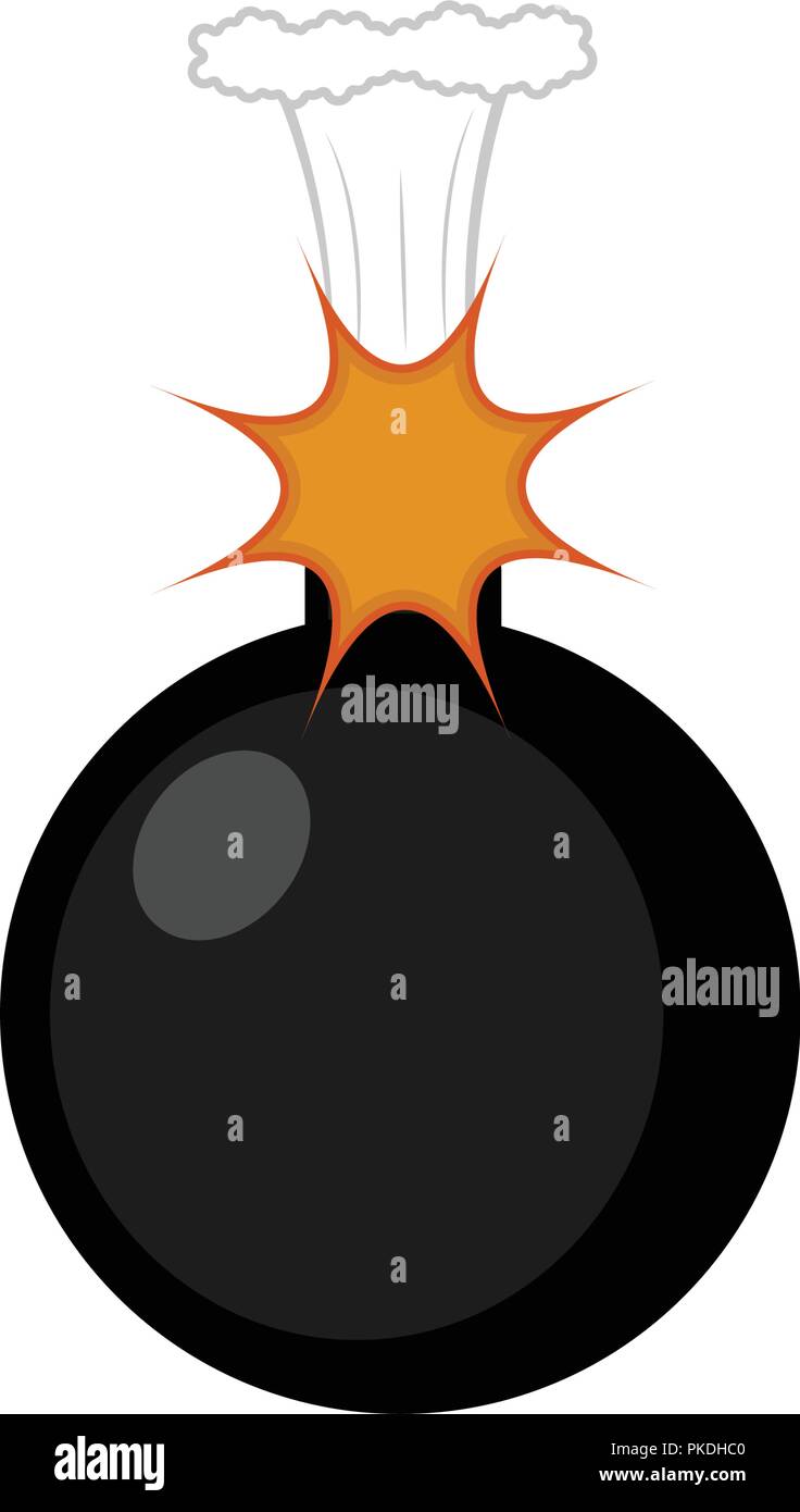 Isolated comic bomb icon. Vector illustration design Stock Vector Image ...