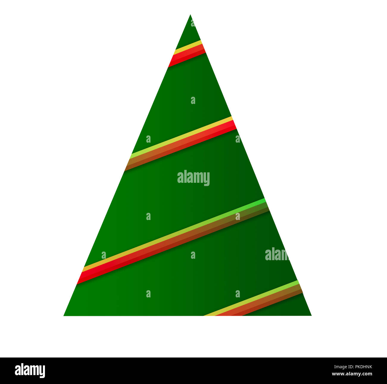 Here is a graphic of Christmas trees in the snow., Santa, gift boxes