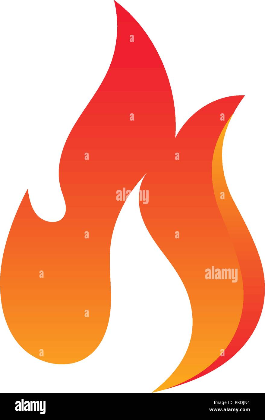 Fire flame vector illustration design template Stock Vector Image & Art ...