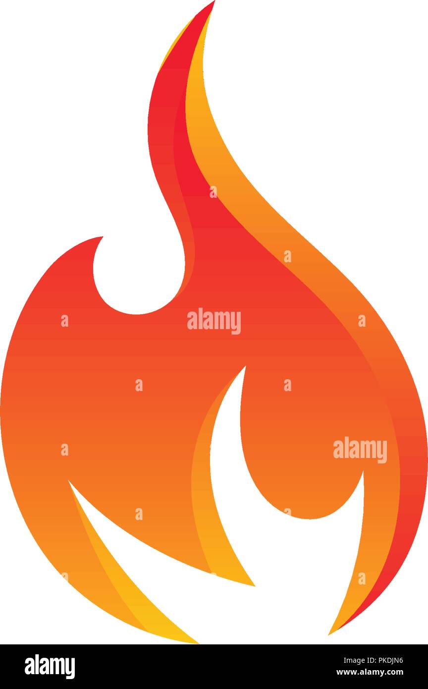 Fire flame vector illustration design template Stock Vector Image & Art ...