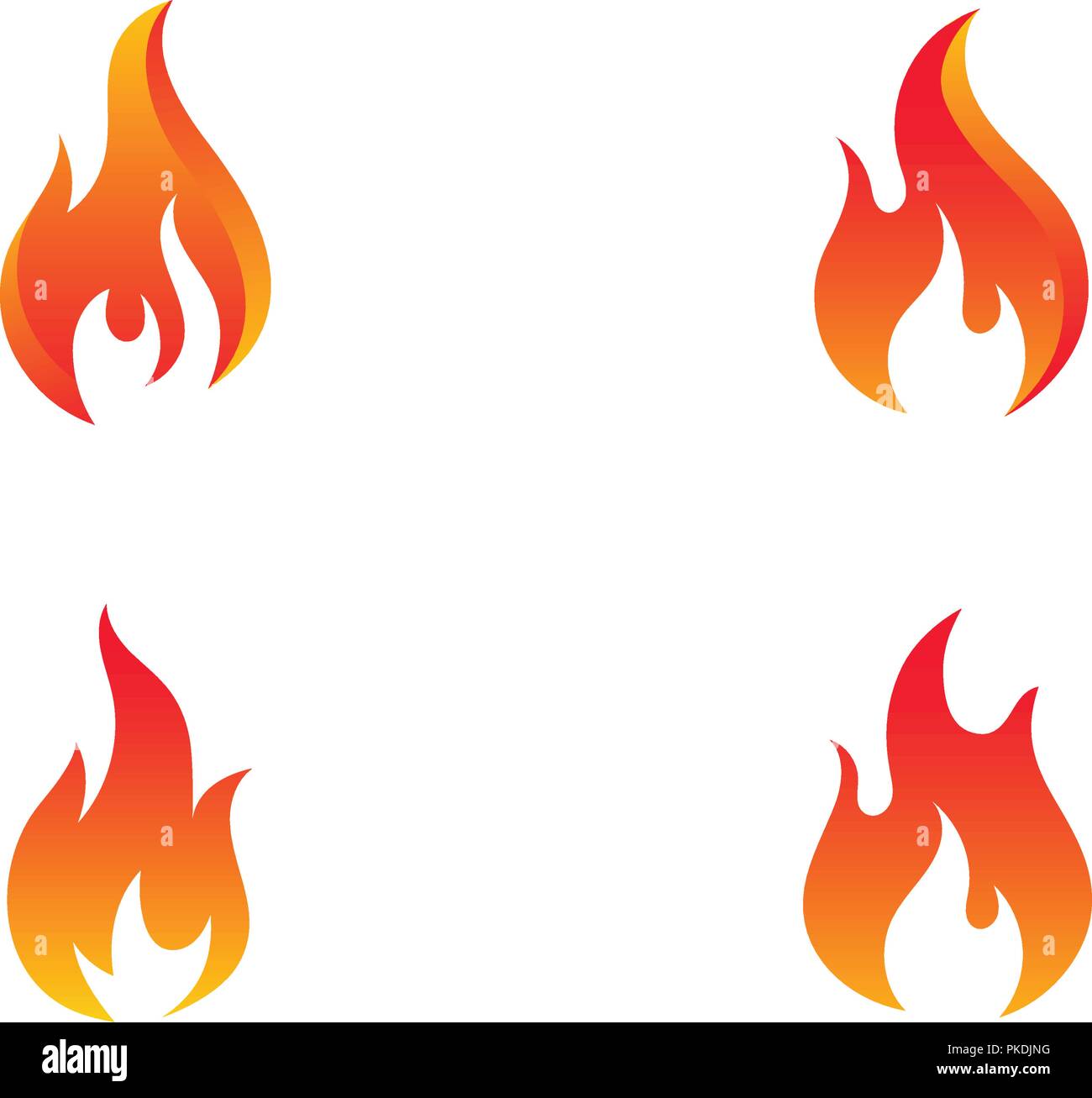 Fire flame vector illustration design template Stock Vector Image & Art ...