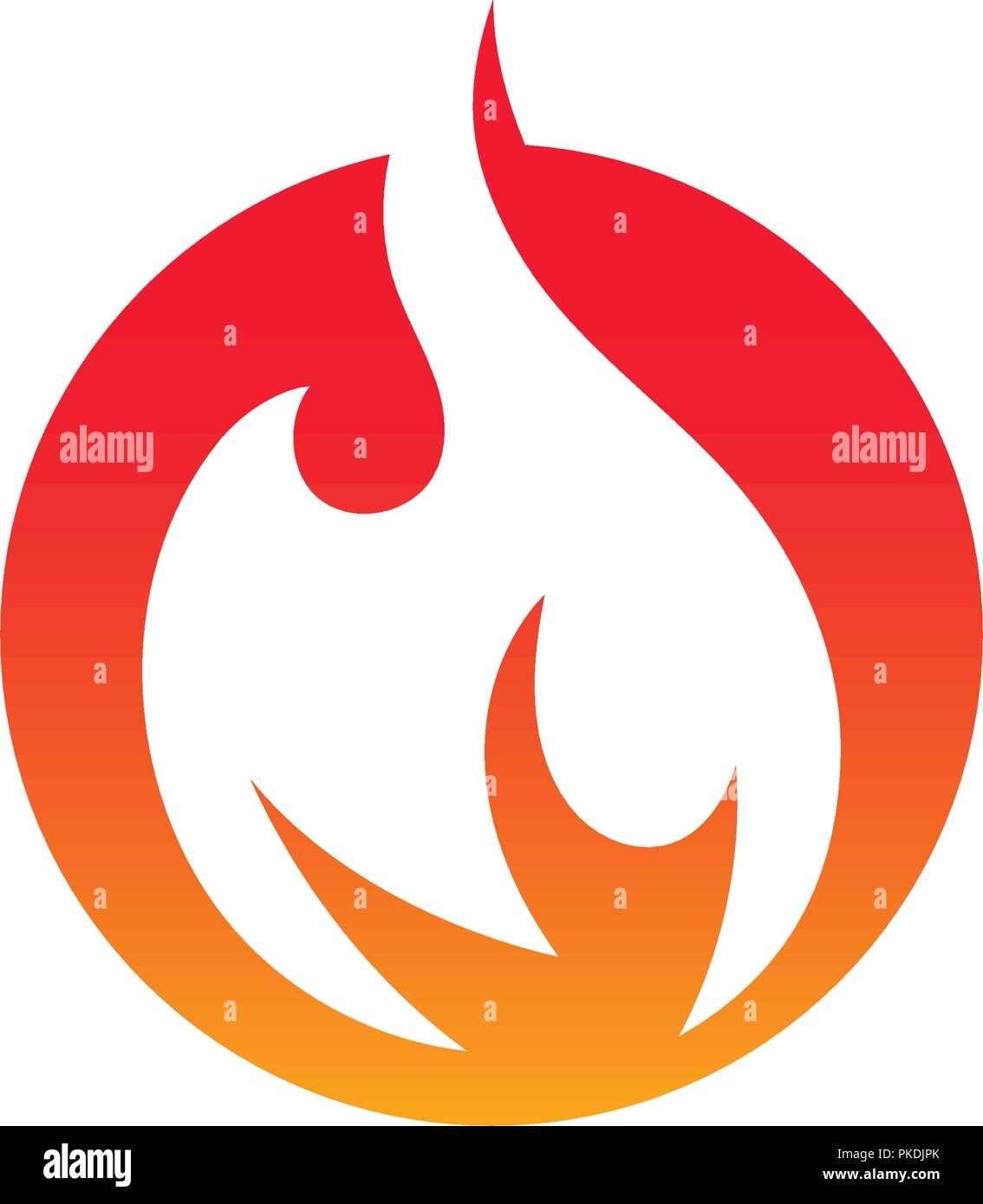 Fire flame vector illustration design template Stock Vector Image & Art ...