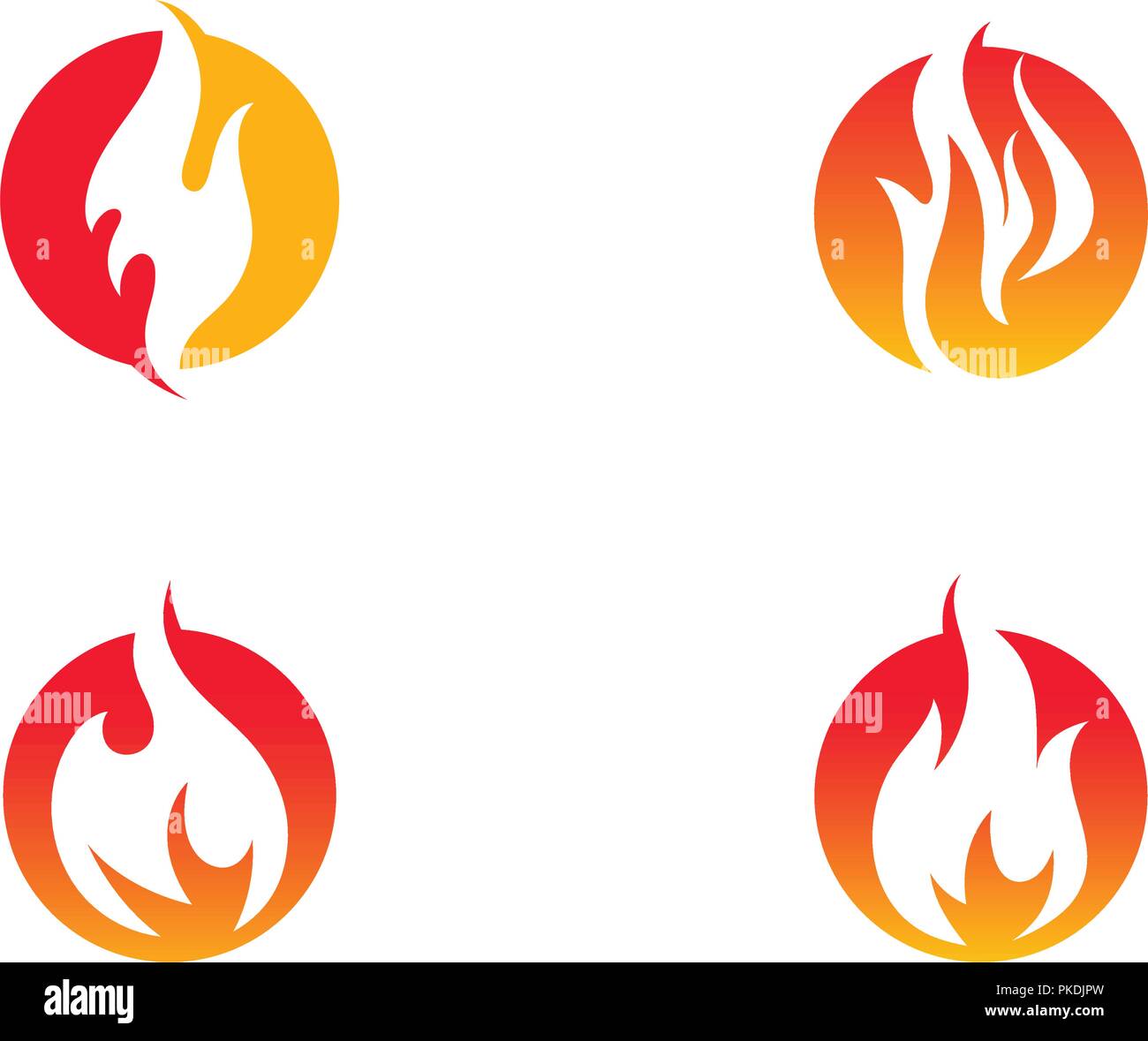 Fire flame vector illustration design template Stock Vector Image & Art ...