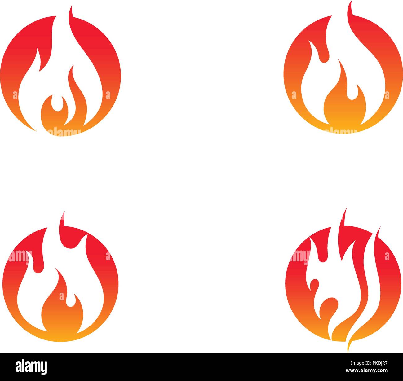 Fire flame vector illustration design template Stock Vector Image & Art ...