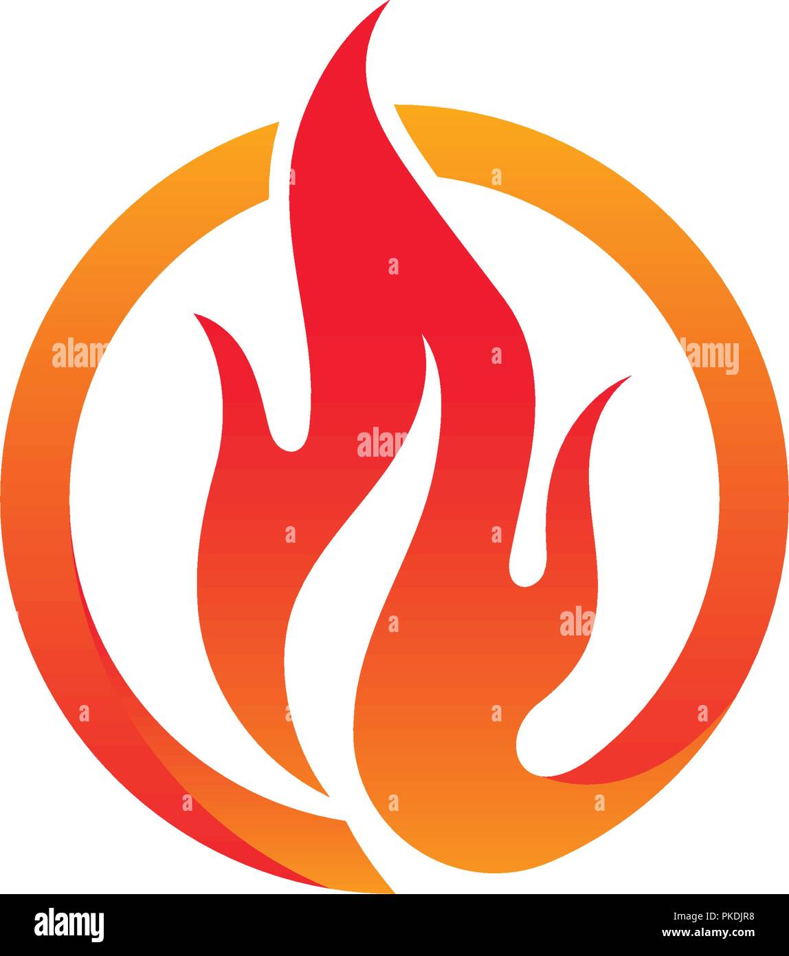Fire flame vector illustration design template Stock Vector Image & Art ...