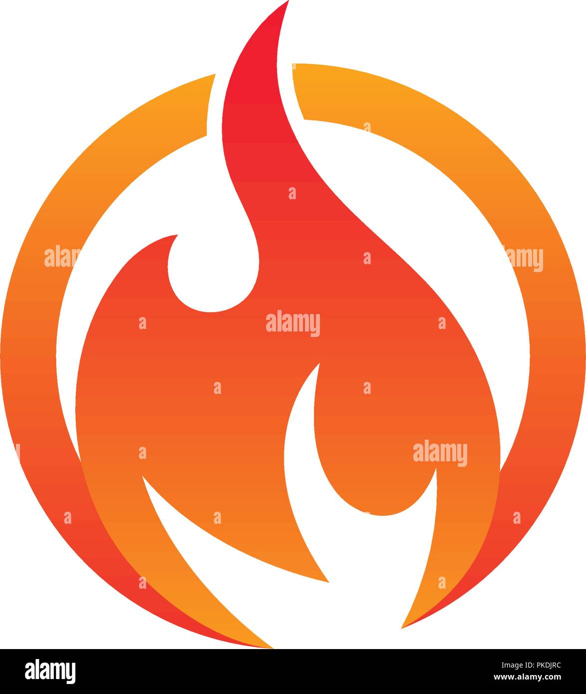 Fire flame vector illustration design template Stock Vector Image & Art ...