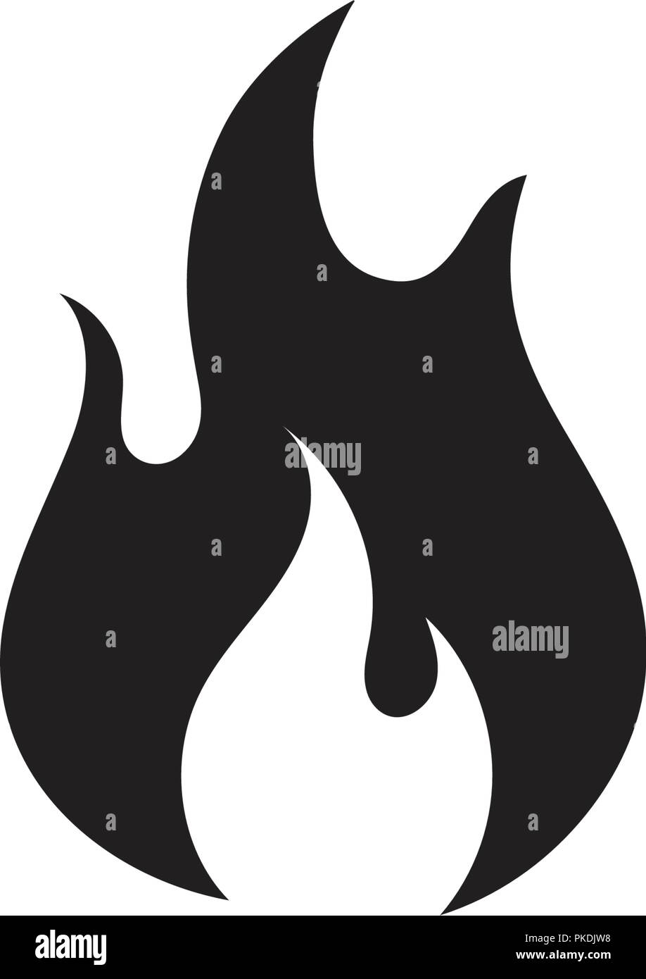 Fire flame vector illustration design template Stock Vector Image & Art ...