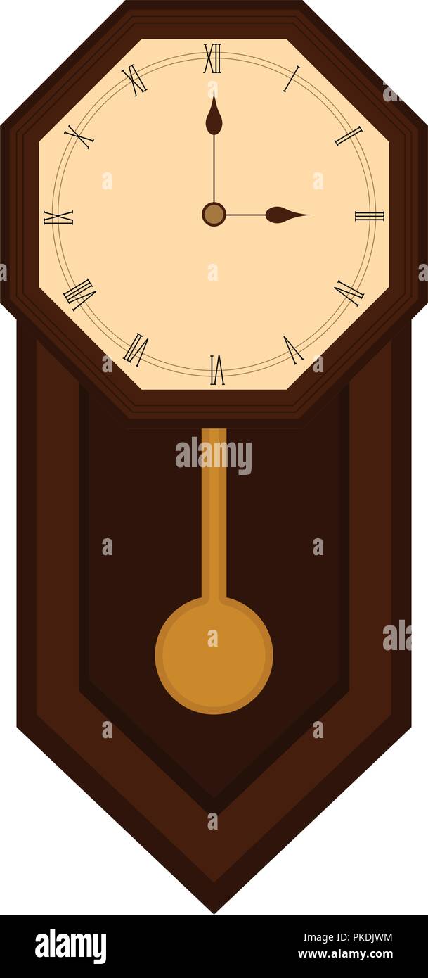 Isolated wall clock icon Stock Vector Image & Art - Alamy