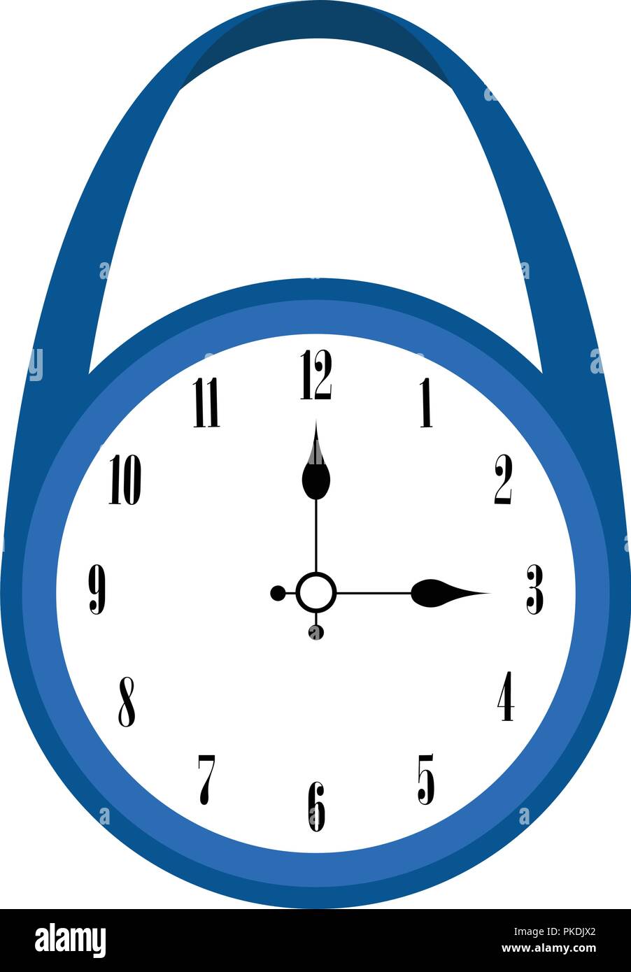 Isolated wall clock icon Stock Vector Image & Art - Alamy