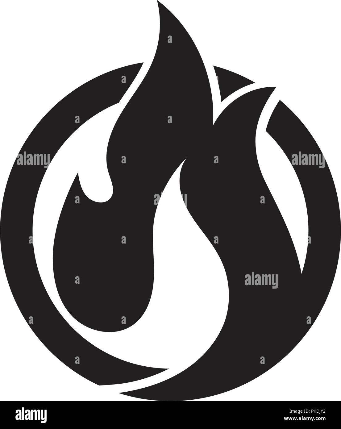 Fire flame vector illustration design template Stock Vector Image & Art ...