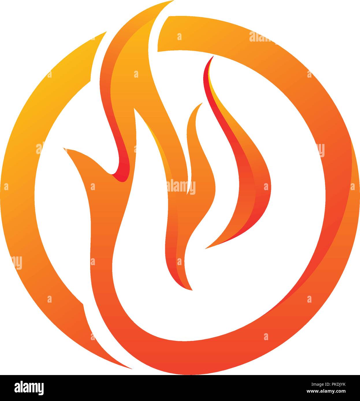 Fire flame vector illustration design template Stock Vector Image & Art ...