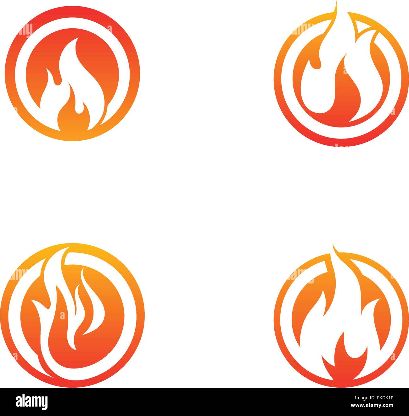 Fire flame vector illustration design template Stock Vector Image & Art ...