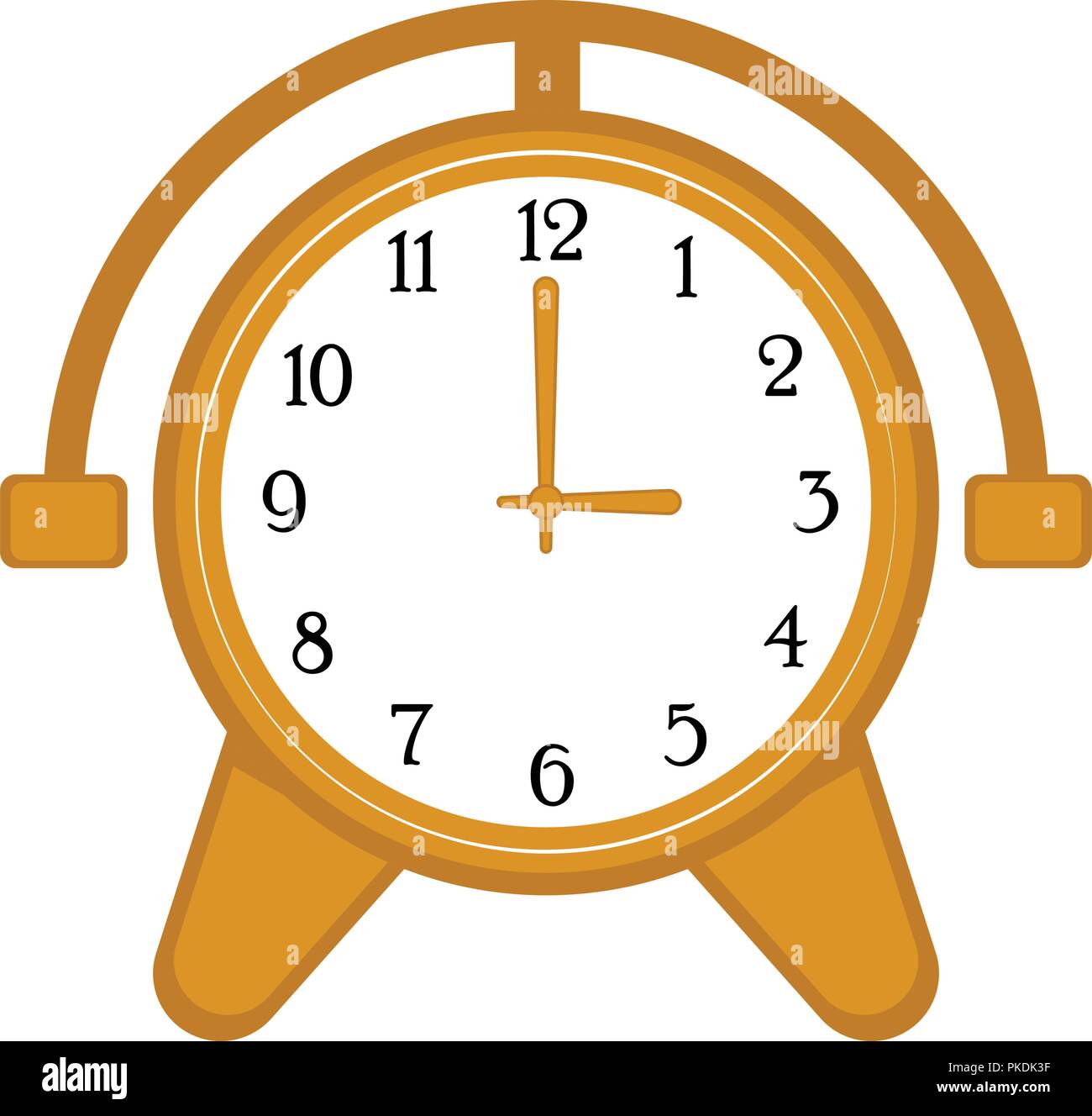 Isolated alarm clock icon Stock Vector Image & Art - Alamy