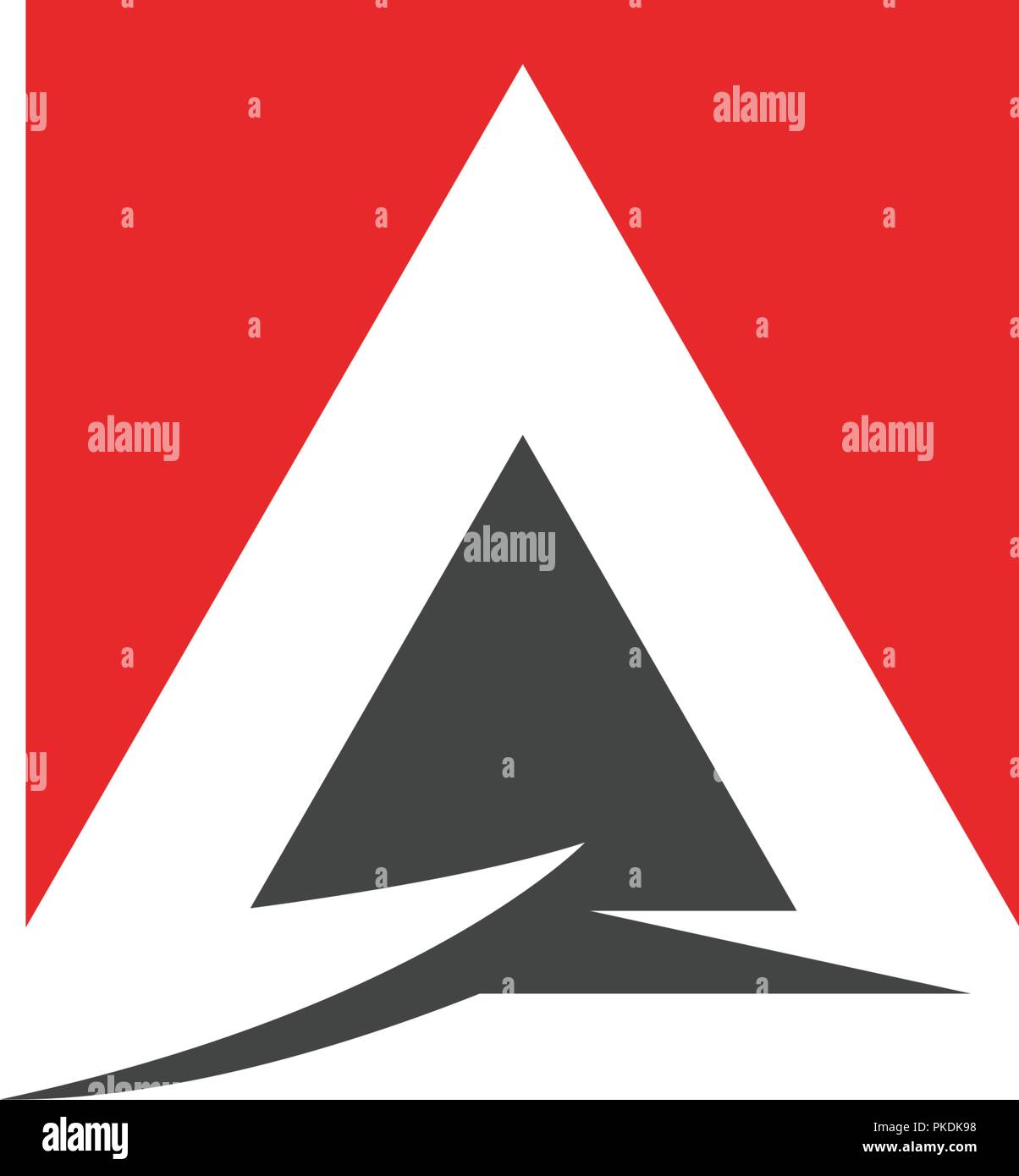 A Letter Lightning Logo Template vector icon illustration design Stock ...