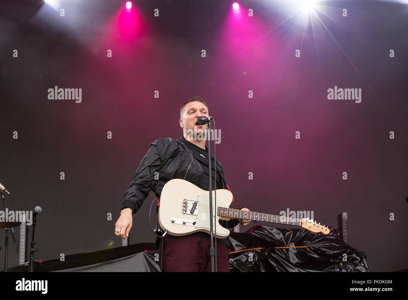 American band Cold War Kids performing at Skookum Music Festival in Stanley Park in Vancouver, BC on September 7th, 2018 Stock Photo