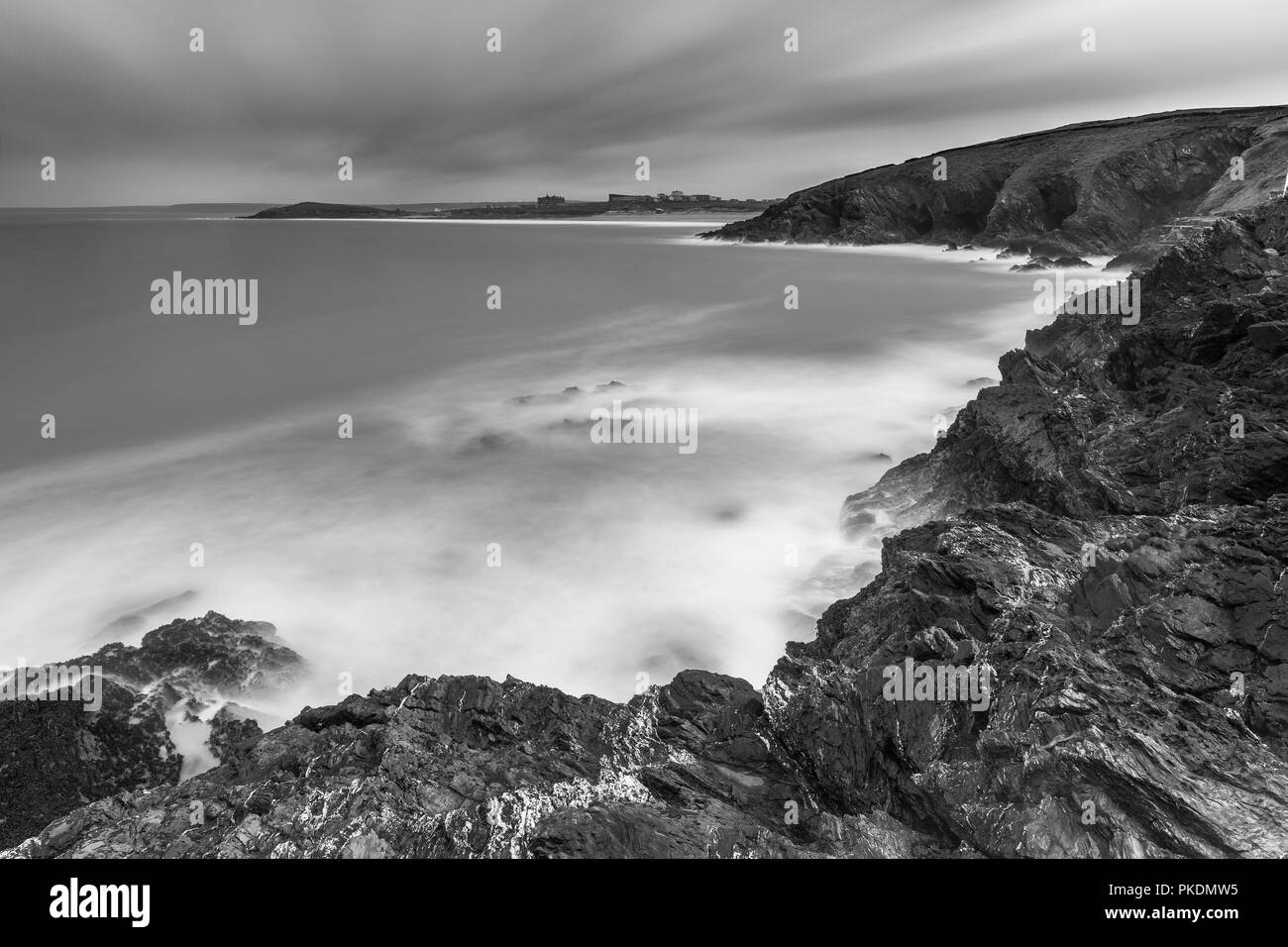 Pentire fistral Black and White Stock Photos & Images - Alamy