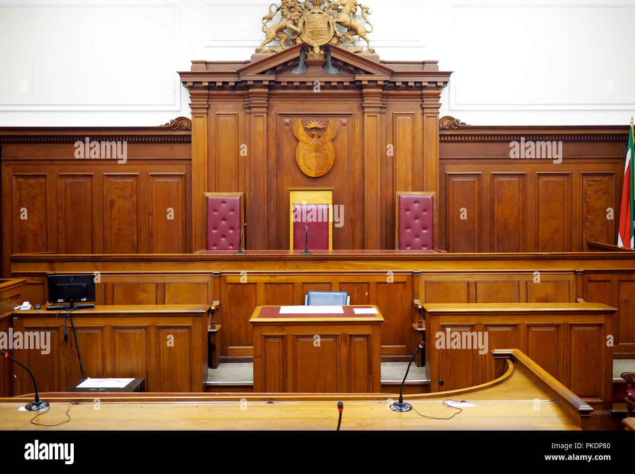 Courtroom Interior Architecture Stock Photos & Courtroom Interior