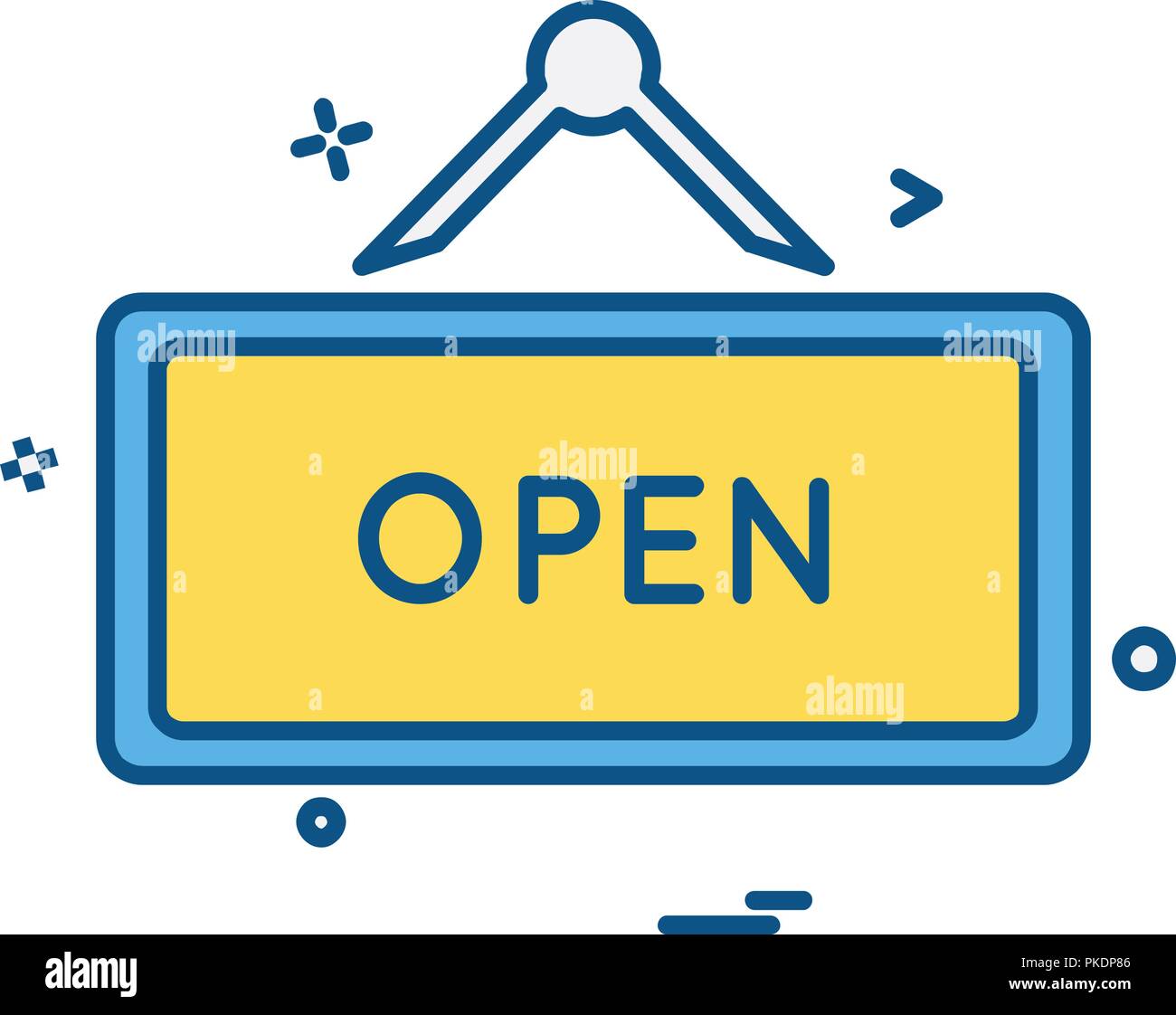 Open board icon design vector Stock Vector Image & Art - Alamy