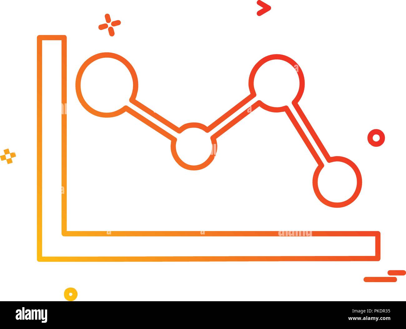 Graph icon design vector Stock Vector Image & Art - Alamy