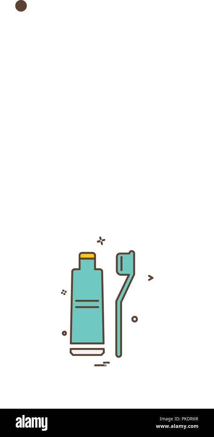 Toothpaste icon design vector Stock Vector Image & Art - Alamy