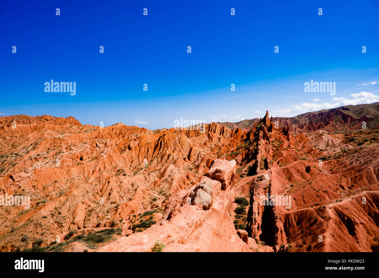Red Ridge Montains the landscape of the red mountains Stock Photo - Alamy