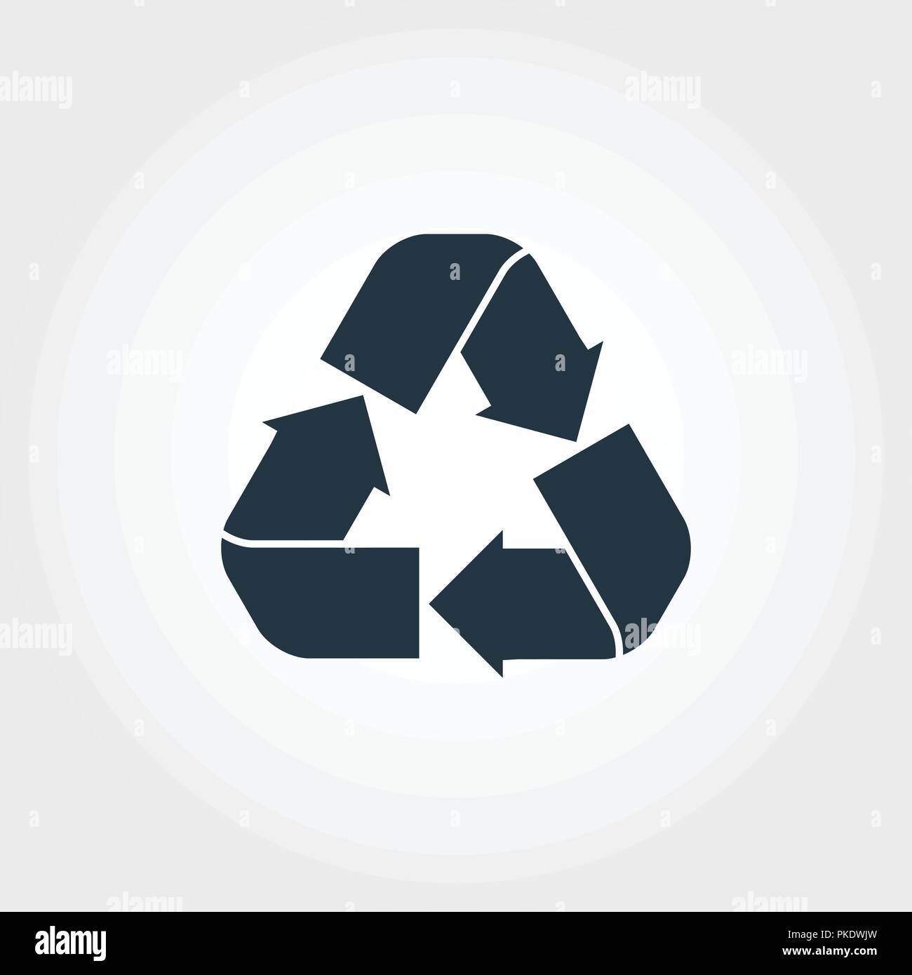 Renewable icon. Monochrome style design from collection. UI. Pixel perfect simple pictogram renewable icon. Web design, apps, software, print usage. Stock Vector