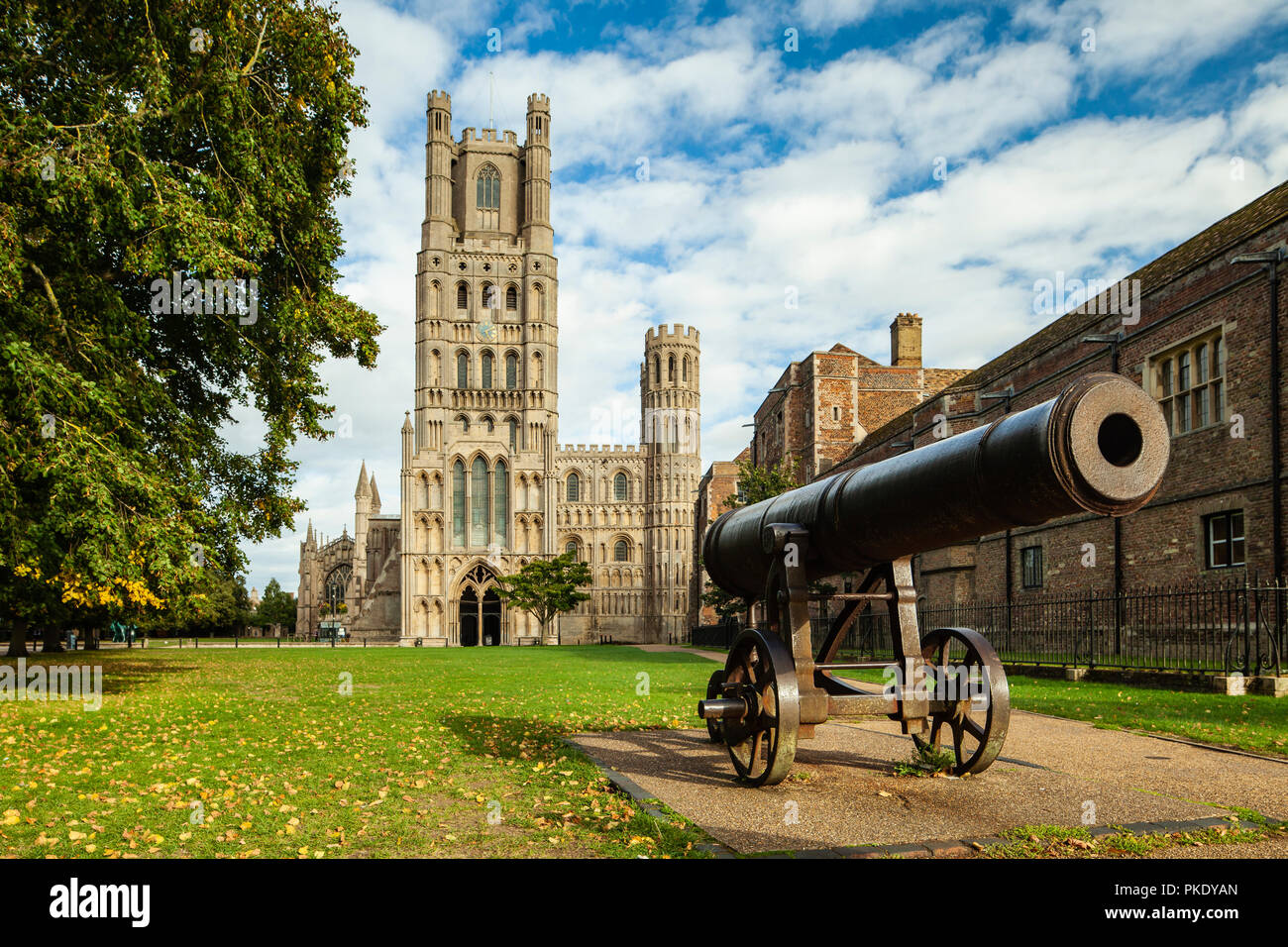 Afternoon at Ely cathedral, Cambridgeshire, England. Stock Photo