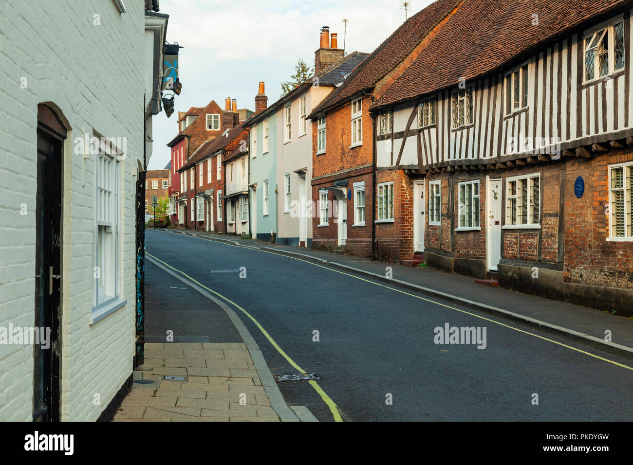 Late summer evening in Petersfield, Hampshire, England. Stock Photo