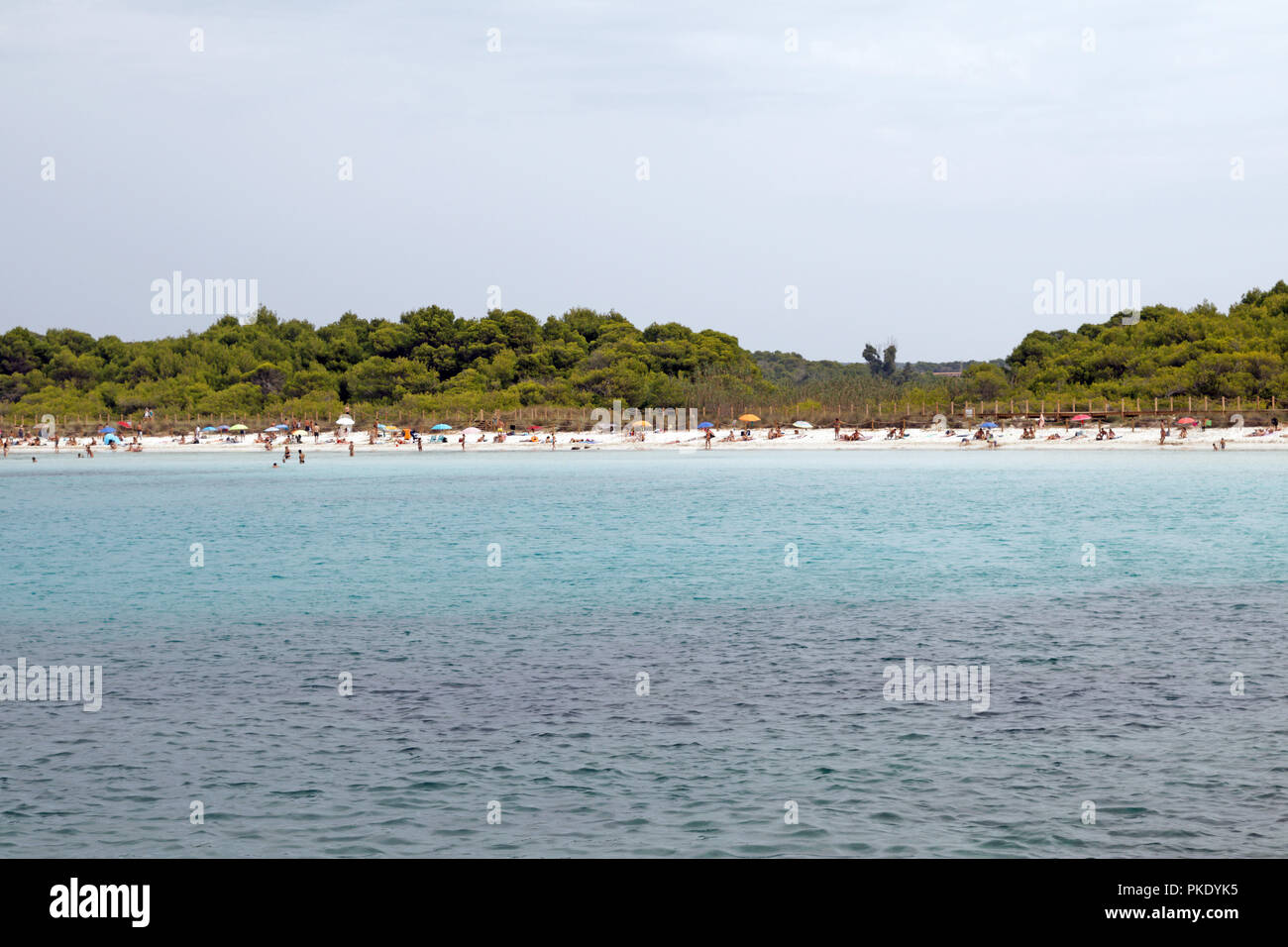 Son Saura beach, Menorca island, Balearic islands, Spain Stock Photo