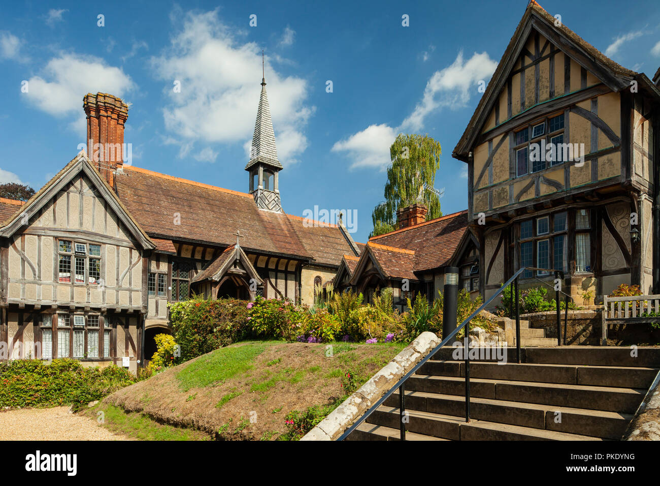 Late summer afternoon at St Mary's homes in Godstone, Surrey, UK. Stock Photo