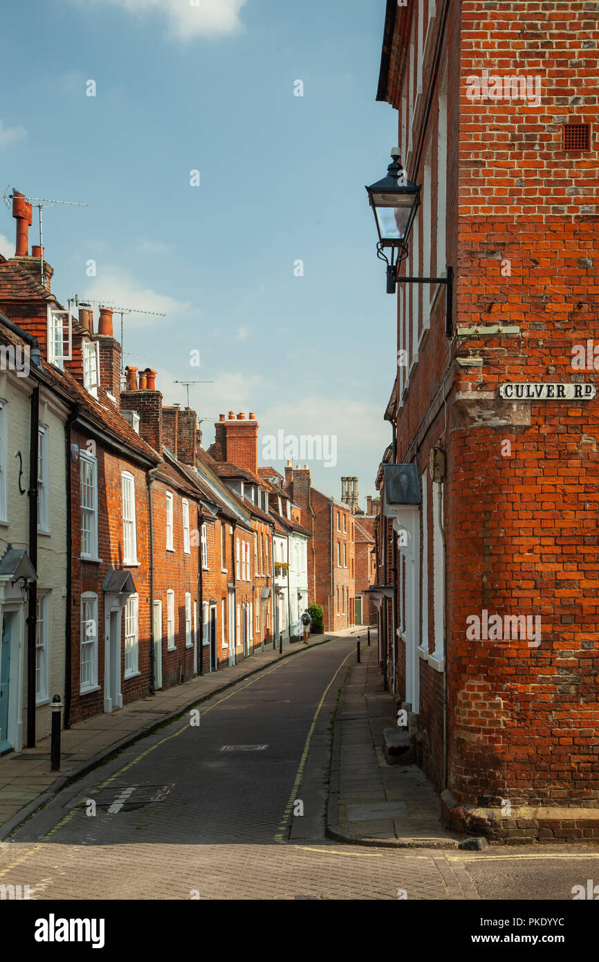 Afternoon in Winchester, Hampshire, England. Stock Photo