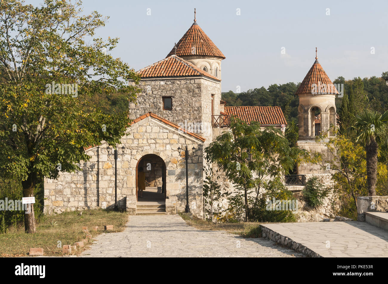 Georgia, Kutaisi, Motsameta Monastery, 8th-11th c exterior; site houses the remains of Saints David & Konstantine Mkheidze Stock Photo