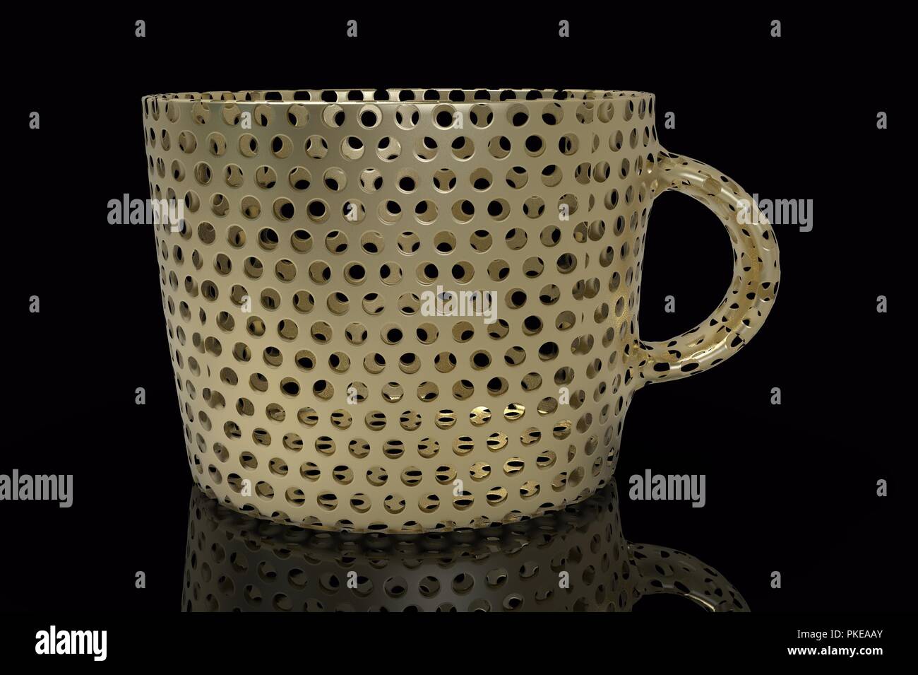 Affen Tasse 3D-Motiv Schimpanse – Keramik, Handgefertigt, 15 Cm Hoch, Spülmaschinenfest