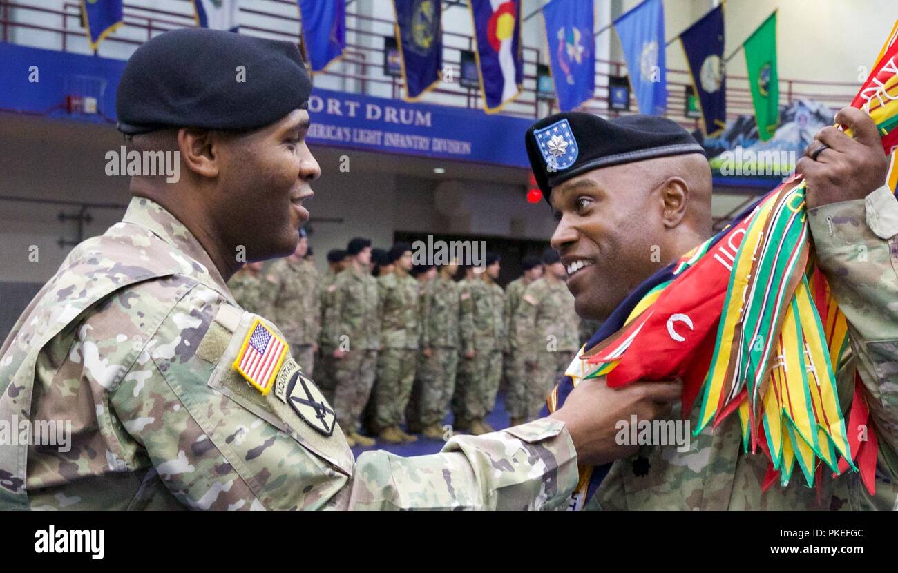 LTC Jerome Parker (right), outgoing Commander of 1st Battalion, 87th ...