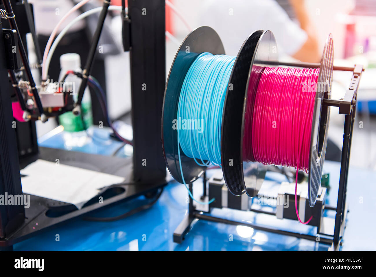 3D printing filaments Stock Photo Alamy