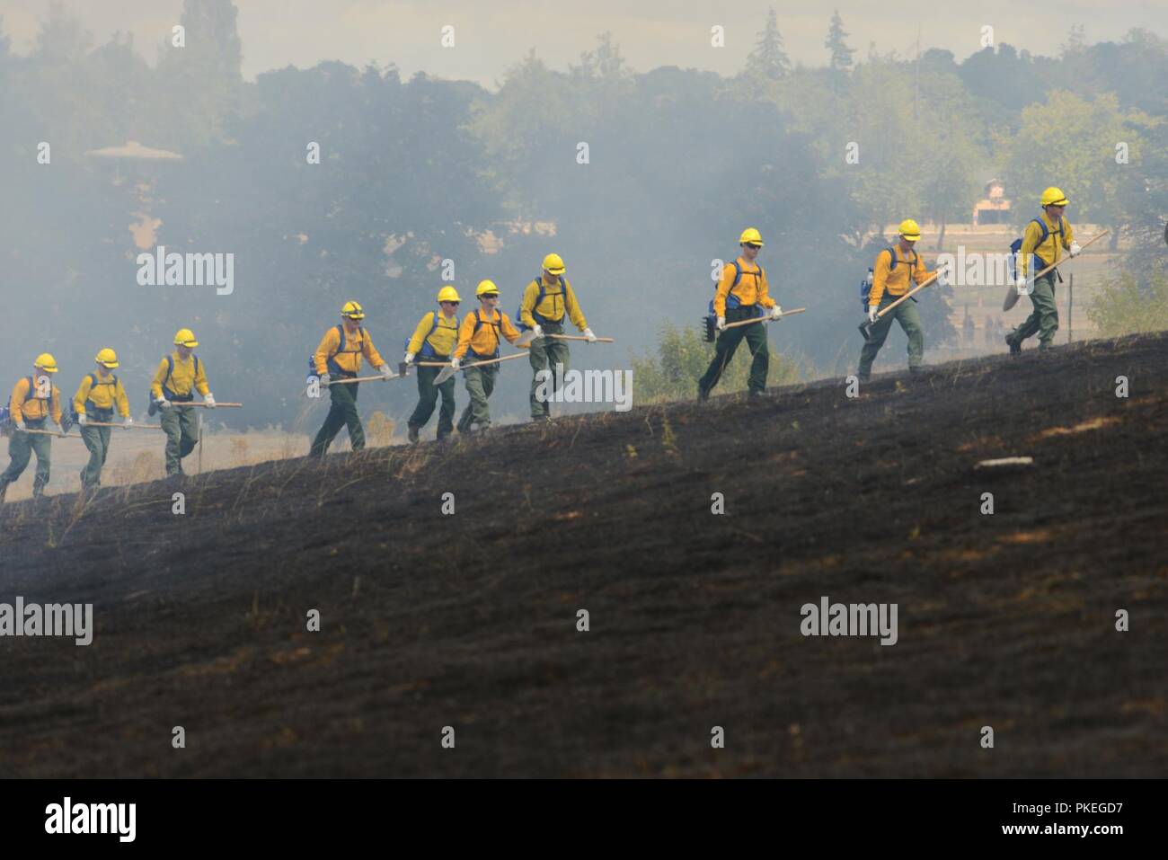 Oregon National Guard Soldiers and Airmen practice wildland ...