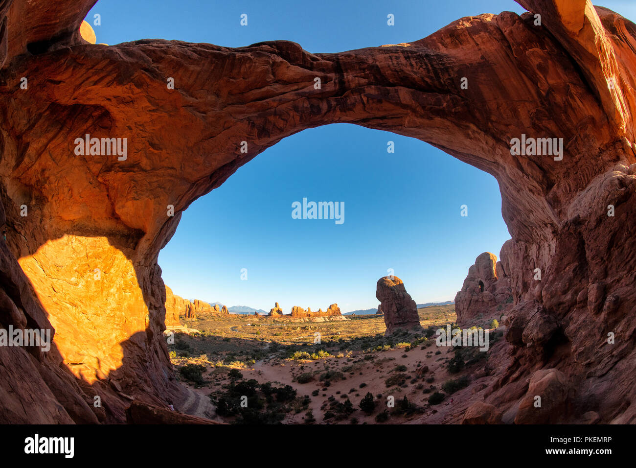 Visitors double arch arches hi-res stock photography and images - Alamy