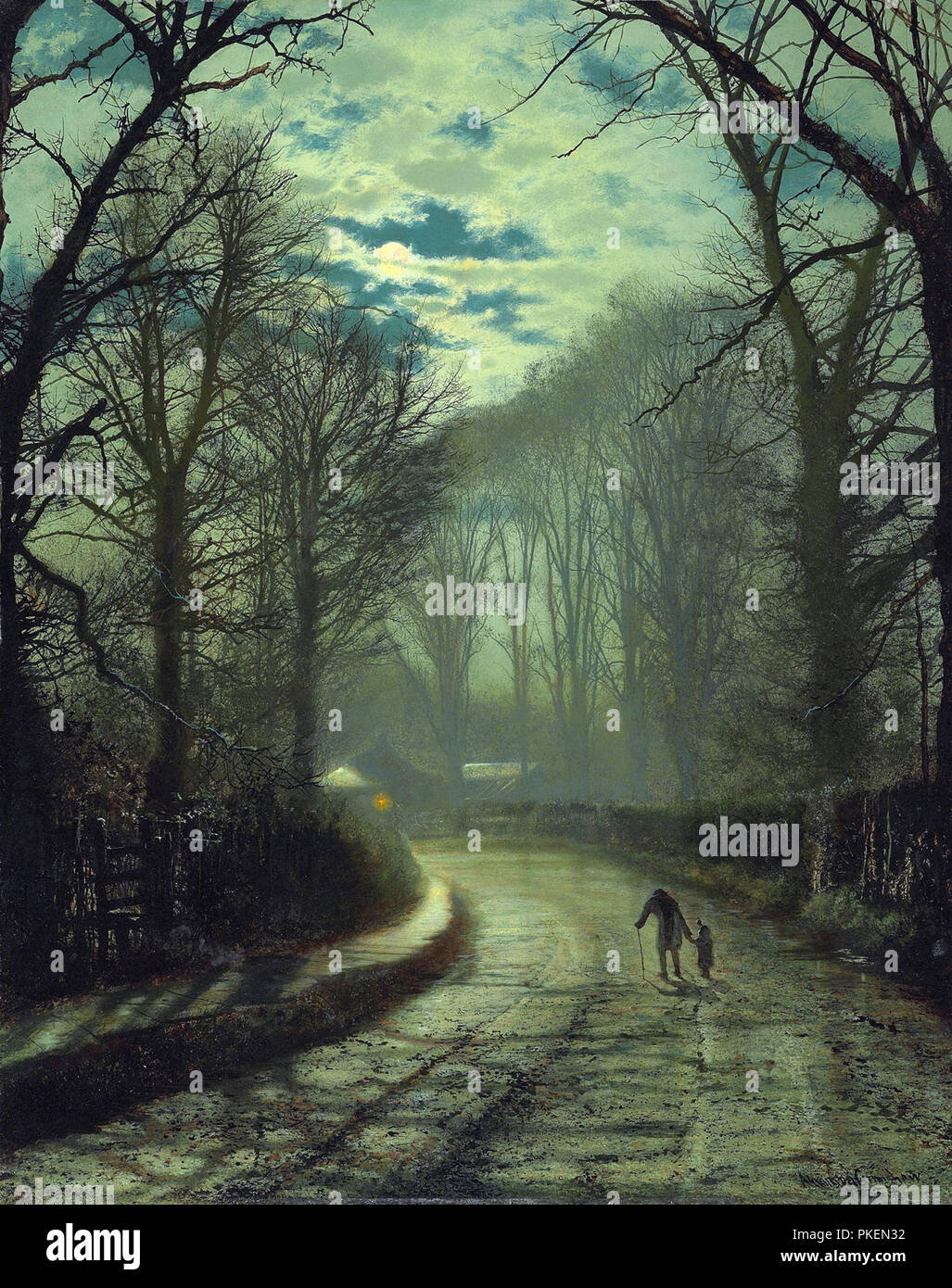 Grimshaw John Atkinson Nearing Home Stock Photo Alamy