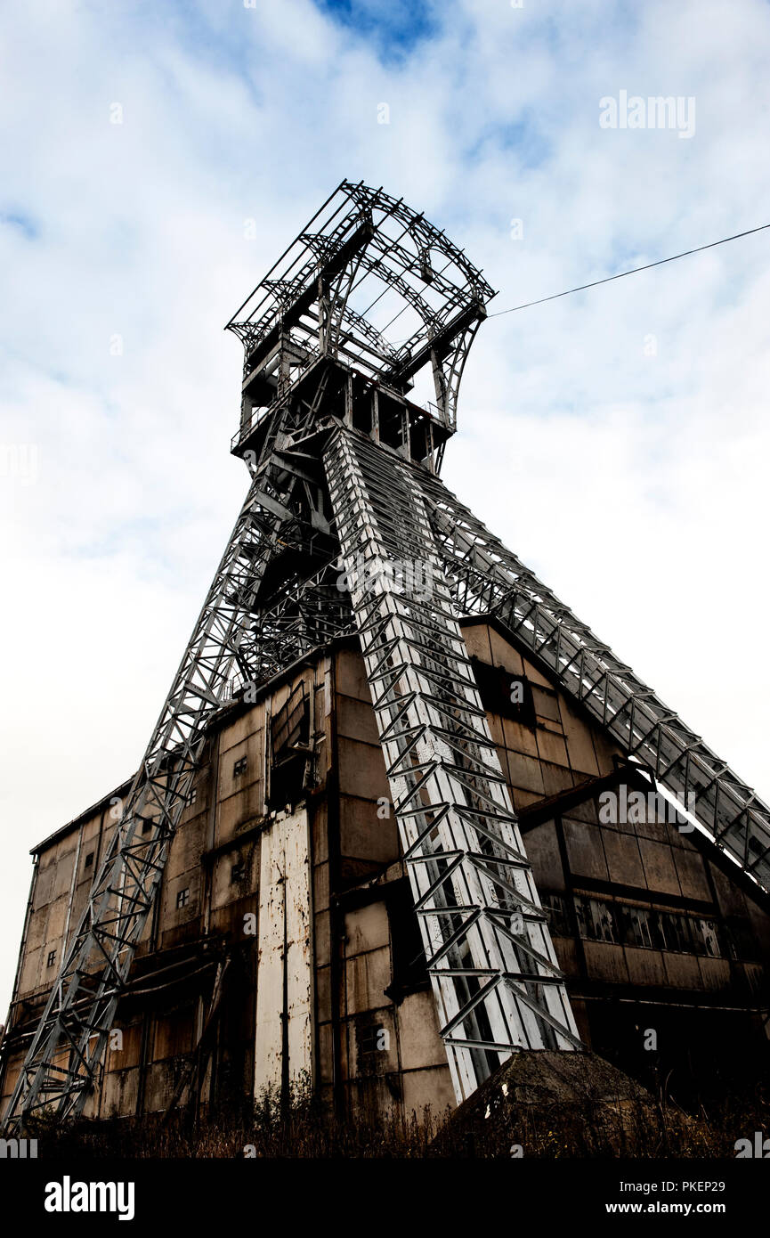 the old coal mine in Heusden-Zolder (Belgium, 23/10/2009) Stock Photo